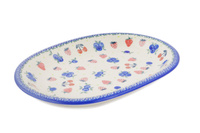 Talerz owalny 29 cm Ceramika Bolesławiec