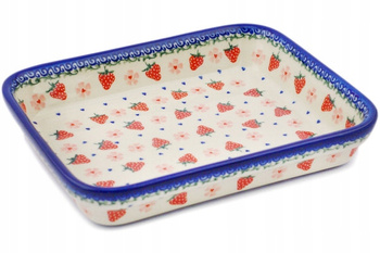 Kuweta / Zapiek naczynie do pieczenia 25 cm Ceramika Bolesławiec 2 gatunek