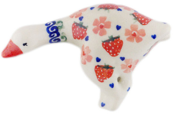 Figurka Gęś Ceramika Bolesławiec